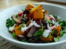 Black bean, pumpkin and coconut bowl- still getting evangelical about pulses