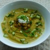 Yellow Split Pea, Ginger and Coconut soup