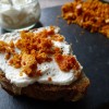 Home Made Honeycomb with Goat’s Curd Toasts