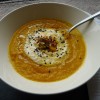 Roast Carrot and Hummus Soup